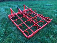 Browns flat 8 bale grab with JCB Q-fit brackets. Serial No: DL13863