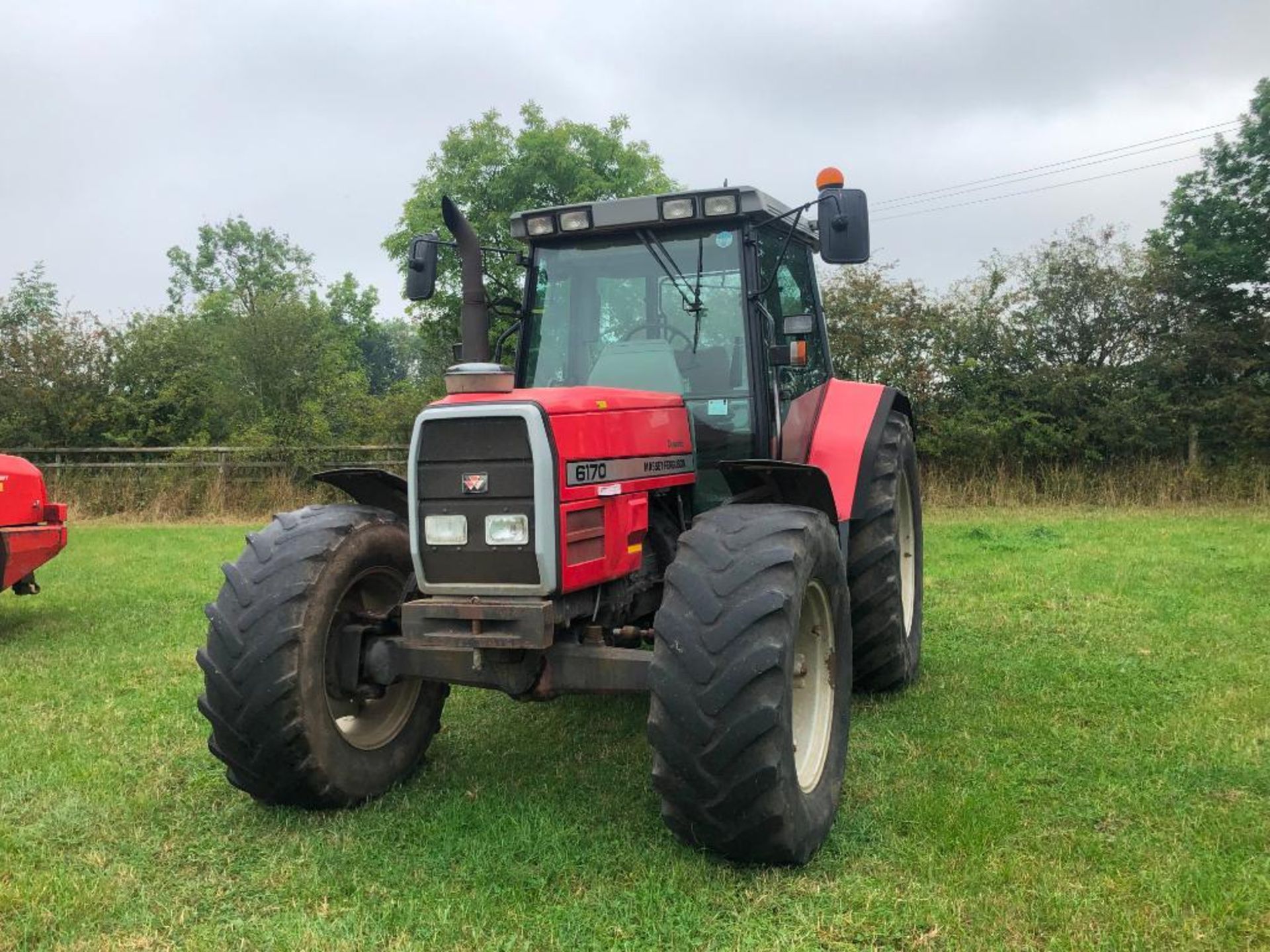 1998 Massey Ferguson 6170 Dynashift 4wd tractor with 3 manual spools on 480/65R28 front and 600/65R3 - Image 18 of 25