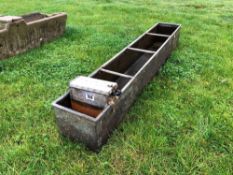 Galvanised water trough