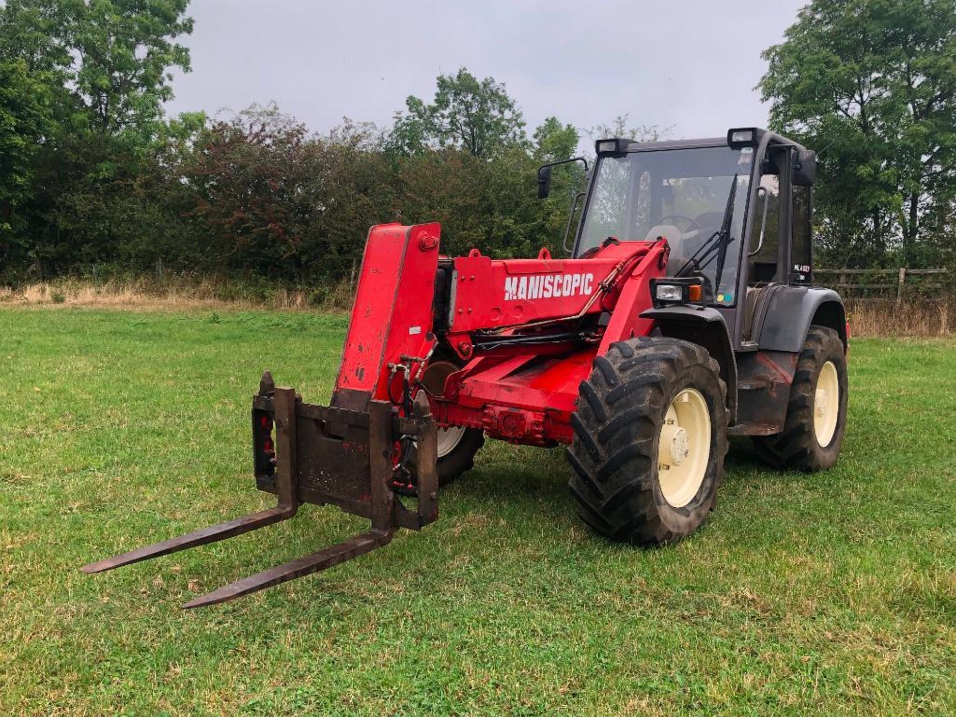 1999 Manitou Maniscopic MLA627 Turbo powershift pivot steer materials handler with PUH and pin and c - Image 11 of 26