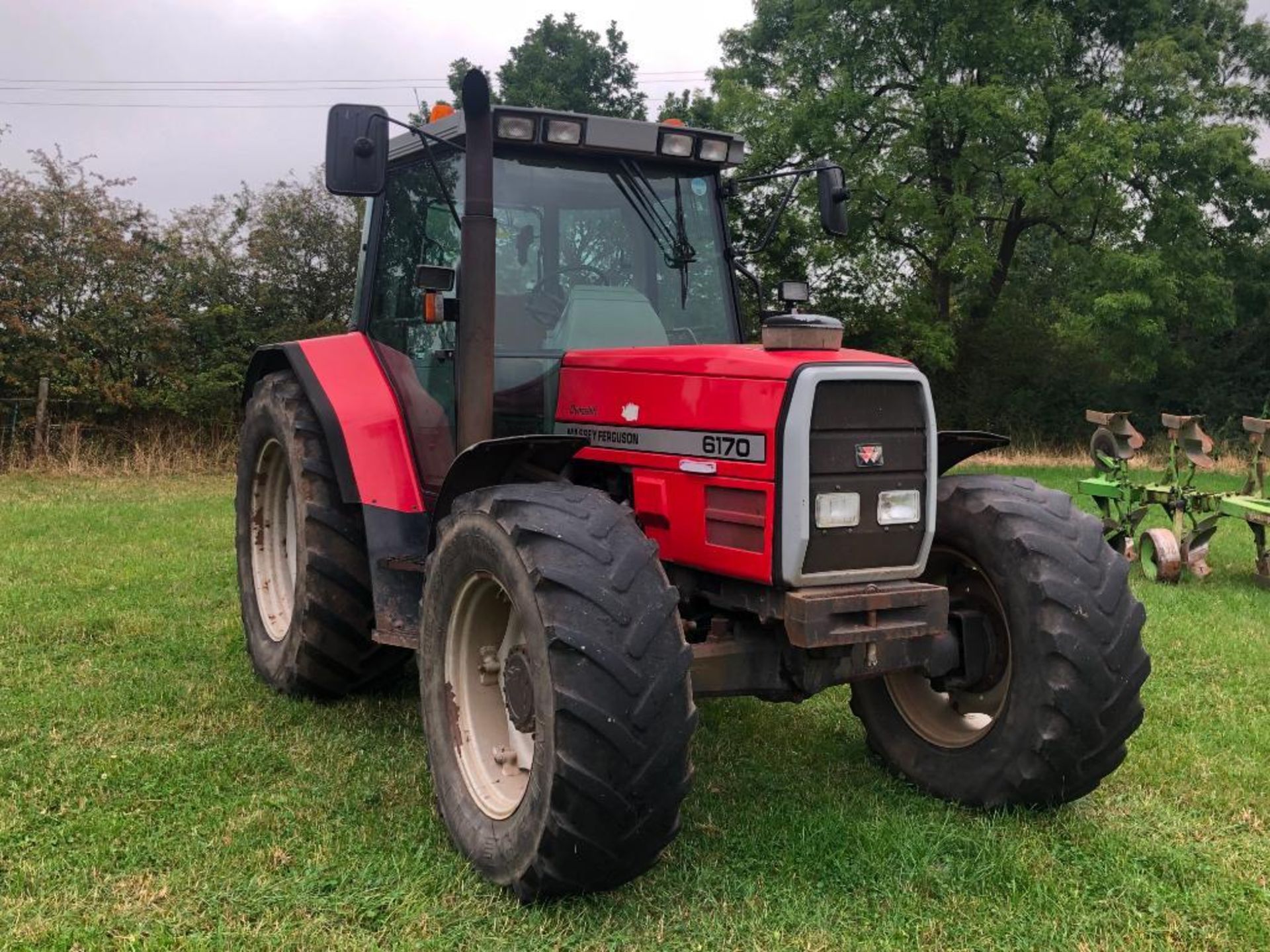 1998 Massey Ferguson 6170 Dynashift 4wd tractor with 3 manual spools on 480/65R28 front and 600/65R3 - Image 21 of 25