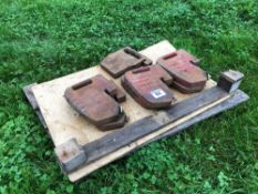 6No. Massey Ferguson wafer weights