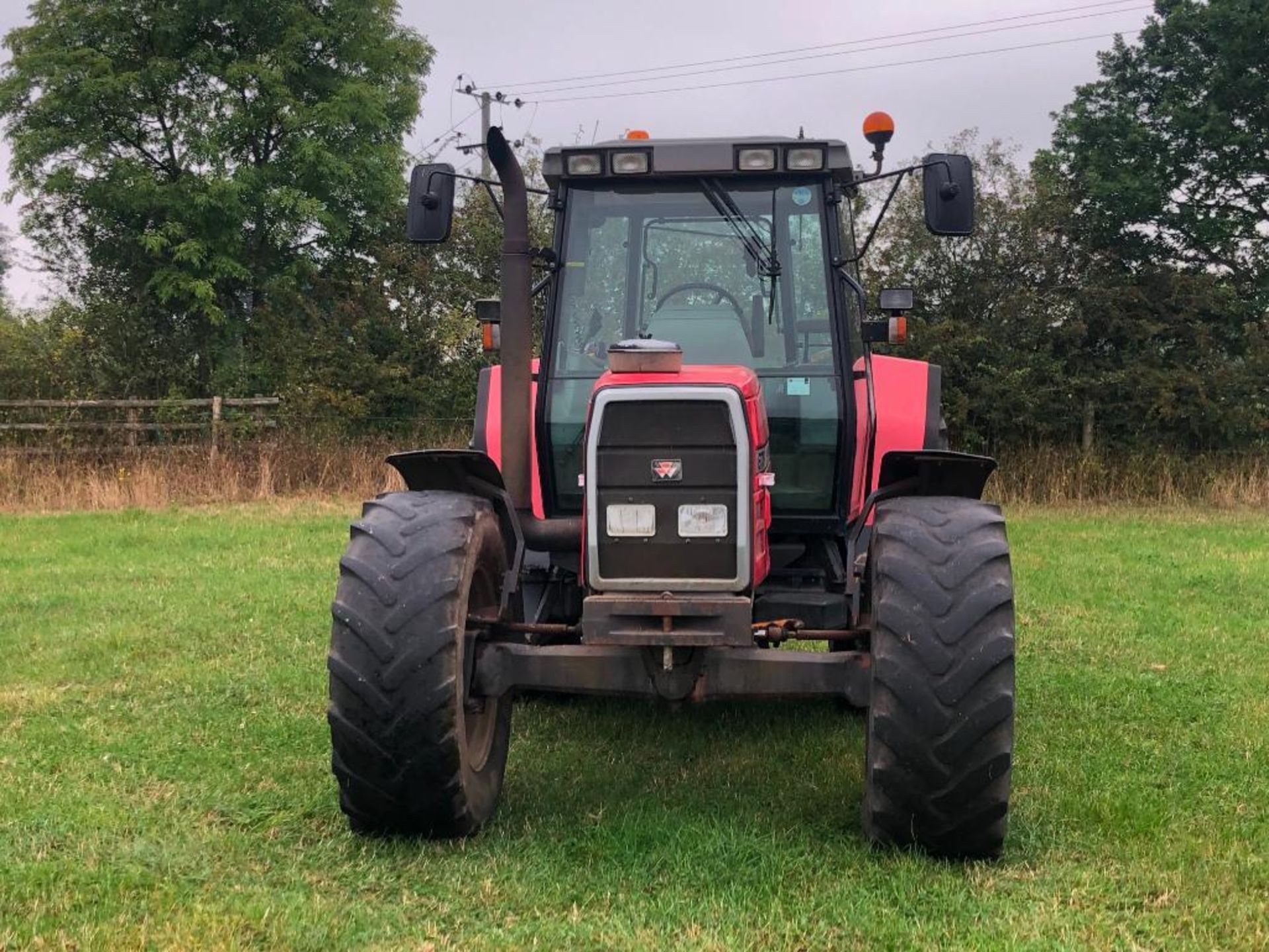 1998 Massey Ferguson 6170 Dynashift 4wd tractor with 3 manual spools on 480/65R28 front and 600/65R3 - Image 4 of 25