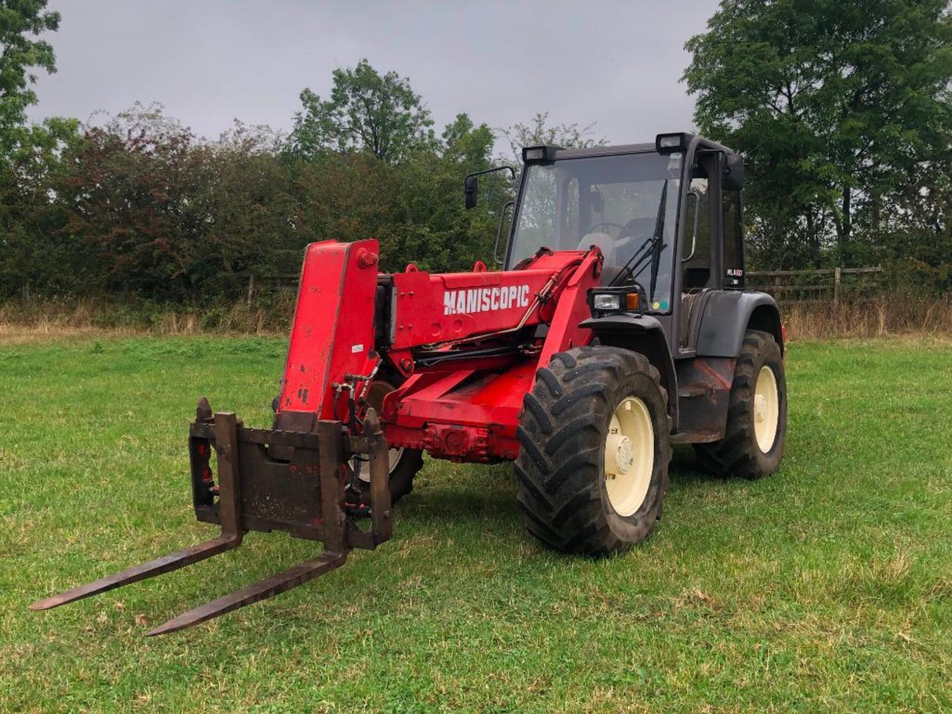 1999 Manitou Maniscopic MLA627 Turbo powershift pivot steer materials handler with PUH and pin and c - Image 20 of 26