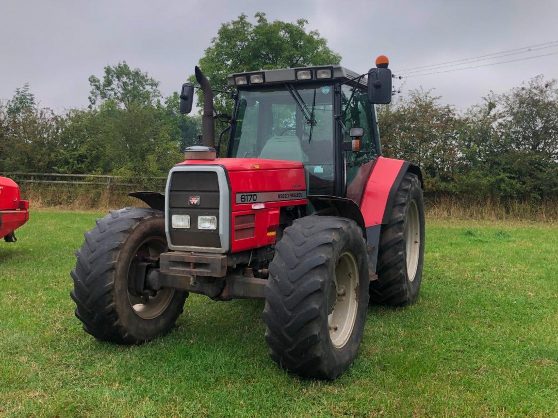 1998 Massey Ferguson 6170 Dynashift 4wd tractor with 3 manual spools on 480/65R28 front and 600/65R3 - Image 20 of 25