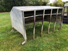 Galvanised calf creep feeder