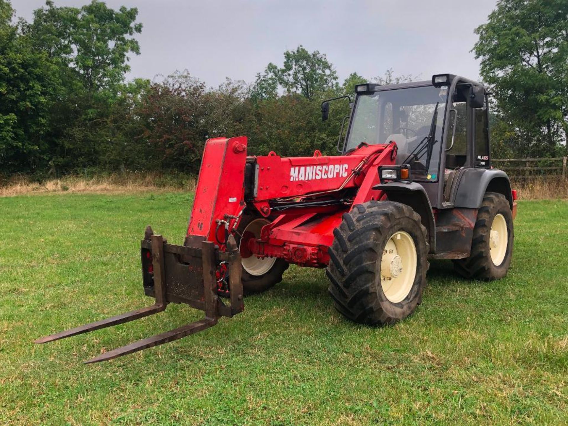 1999 Manitou Maniscopic MLA627 Turbo powershift pivot steer materials handler with PUH and pin and c - Image 12 of 26