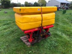 2003 Teagle XT46 twin disc fertiliser spreader with hopper extension. Serial No: 3702