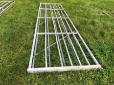 2No. Galvanised 15ft gates