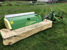 2010 Krone AM243CV 2.3m mower conditioner, linkage mounted. Serial No: 801696. Manual in the office.