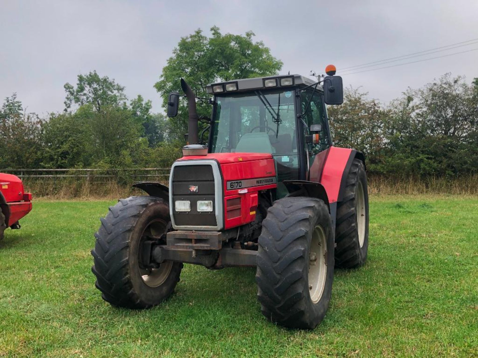1998 Massey Ferguson 6170 Dynashift 4wd tractor with 3 manual spools on 480/65R28 front and 600/65R3 - Image 24 of 25