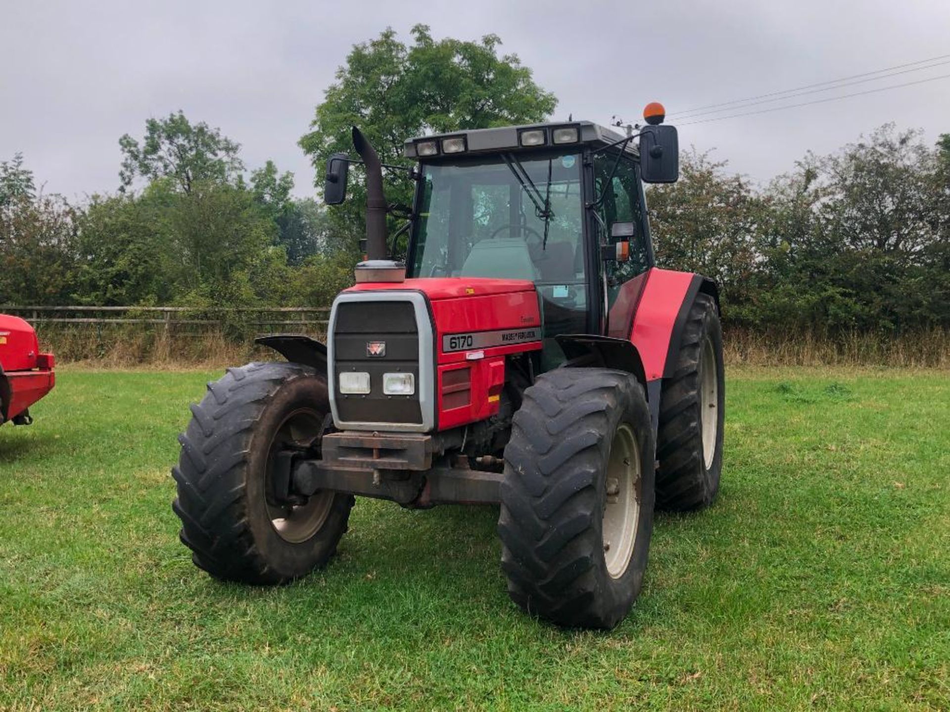 1998 Massey Ferguson 6170 Dynashift 4wd tractor with 3 manual spools on 480/65R28 front and 600/65R3 - Image 25 of 25