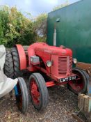 1952 David Brown Series one 30d twin seat tractor . V5. Reg No LWT288