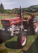 1966 Massey Ferguson 130, 2 wheel drive, 30hp, diesel, V5. Reg No: HYD 122D. Hours: 11,918. Serial N