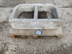 Stone trough