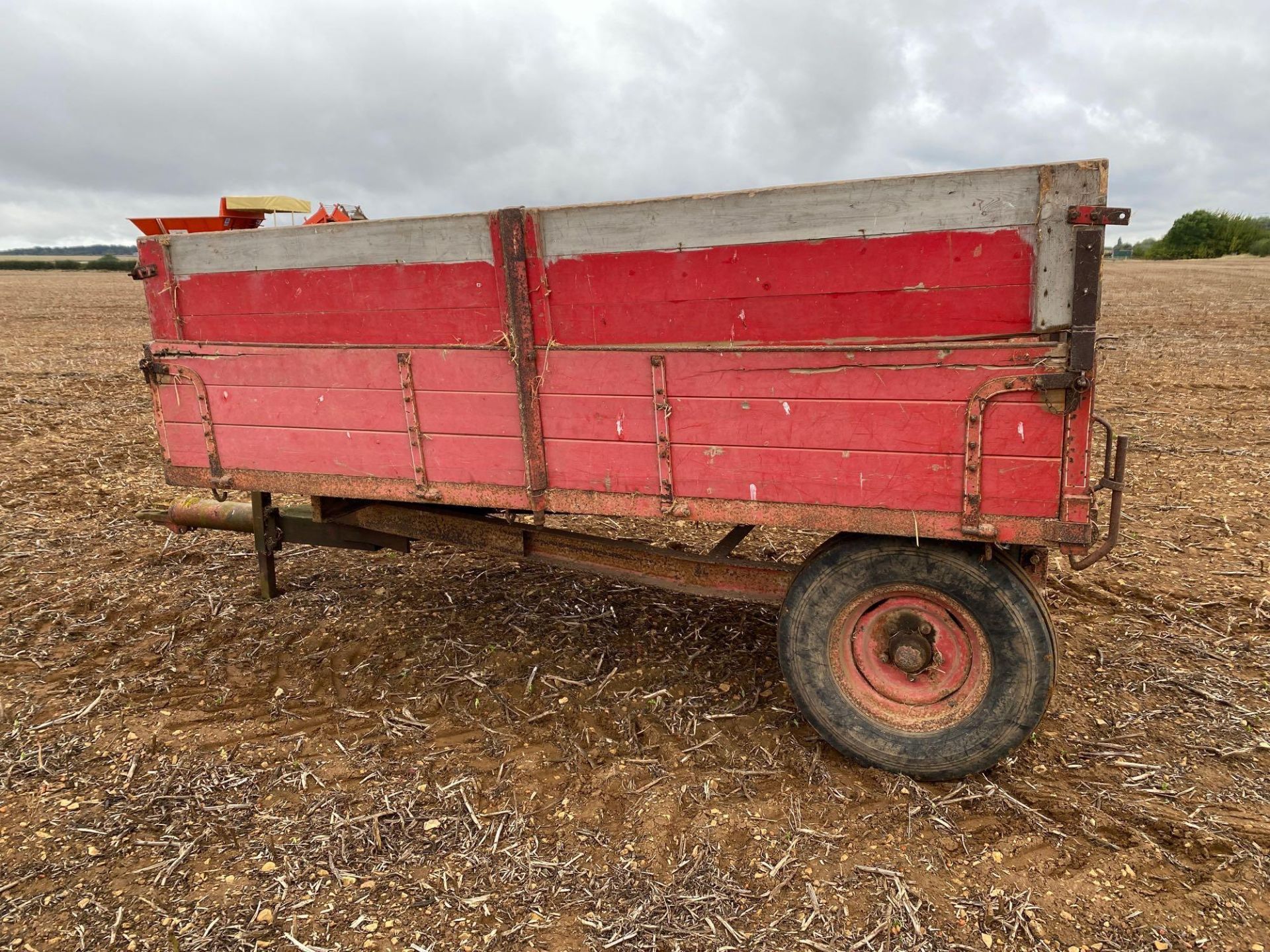 3t wooden tipping trailer - Image 4 of 4