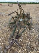 3 furrow adjustable crawler plough