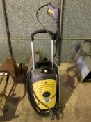 Karcher HD 5/12C pressure washer.  Manual in the office.