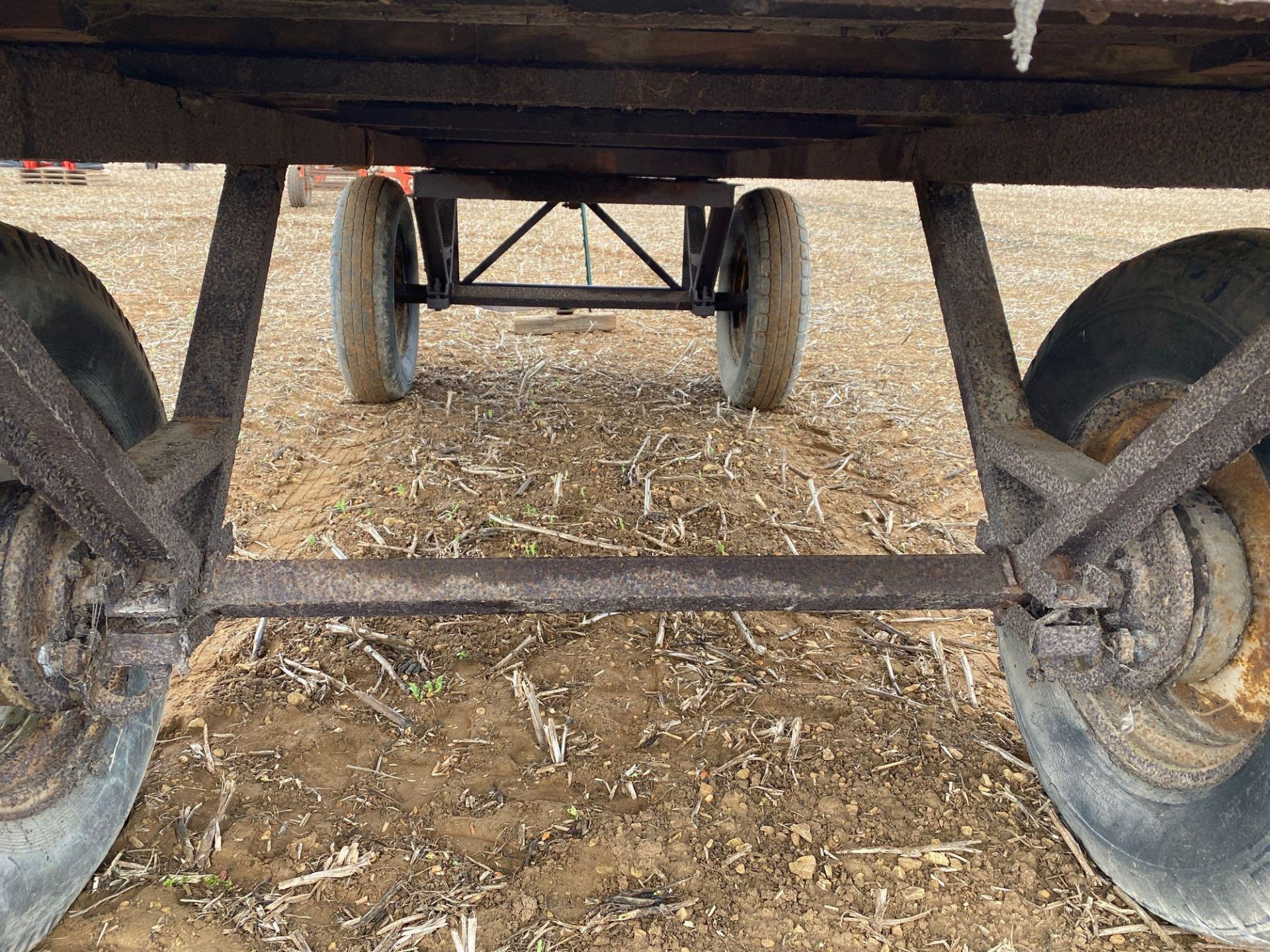 Flat bed wooden trailer - Image 5 of 5