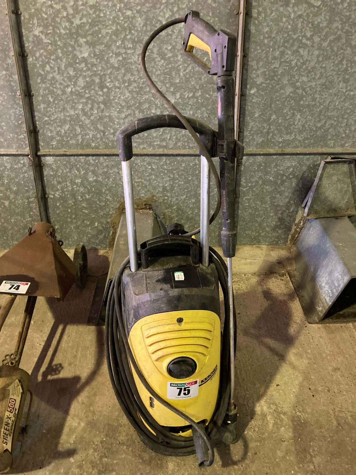 Karcher HD 5/12C pressure washer.  Manual in the office. - Image 2 of 2