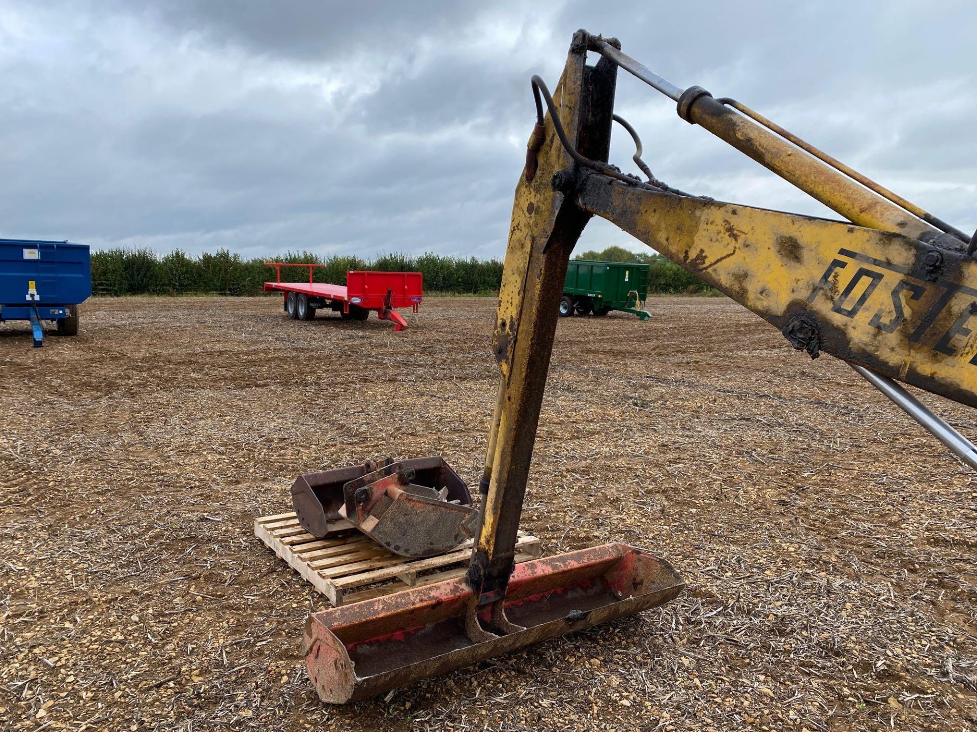 Foster D2 P digger for 3 point linkage, machine number: PH3240 c/w 5ft, 3ft, trench buckets & long r - Image 2 of 5