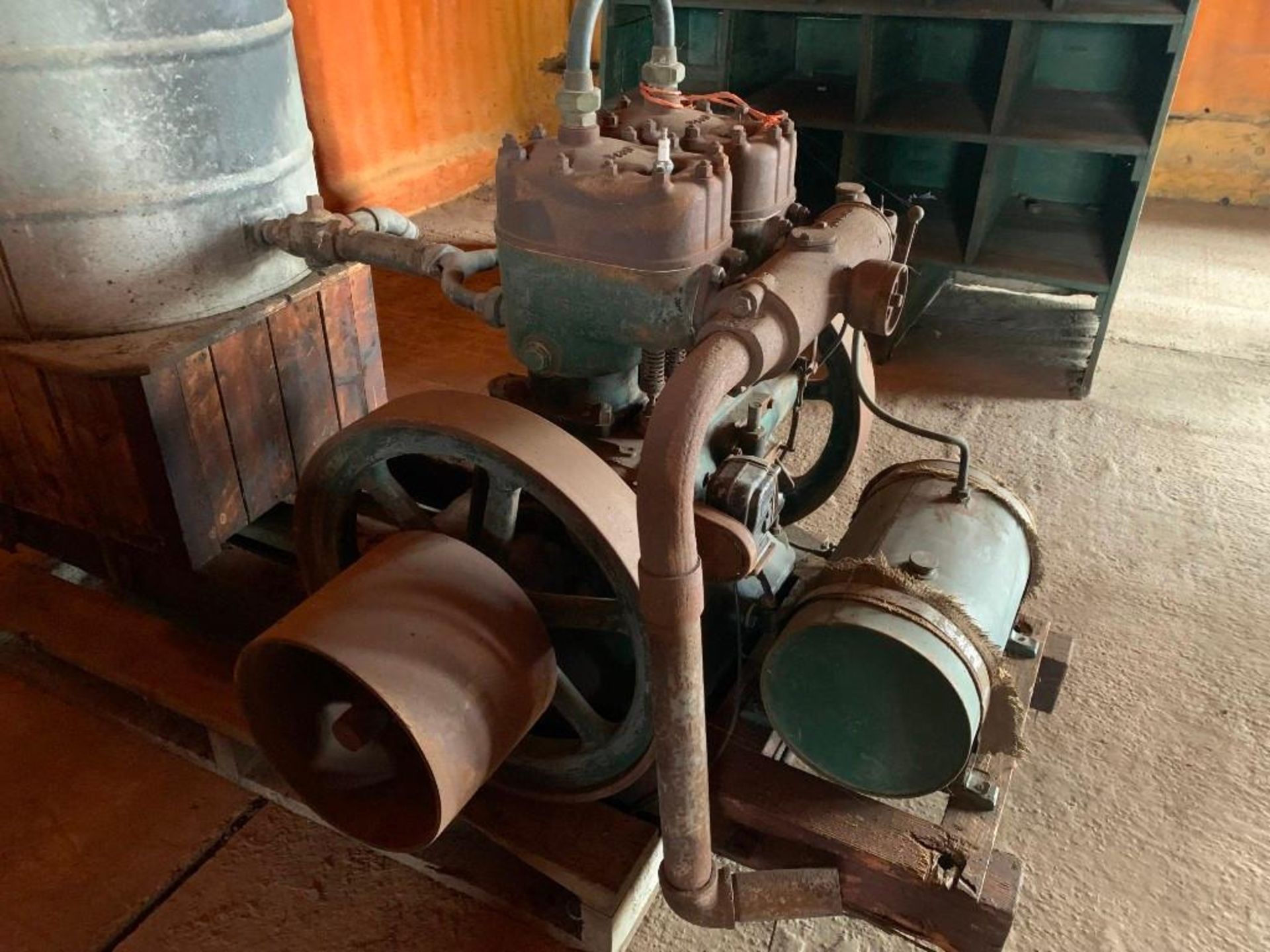 R A Lister Vintage Stationary Diesel Engine - Image 4 of 6