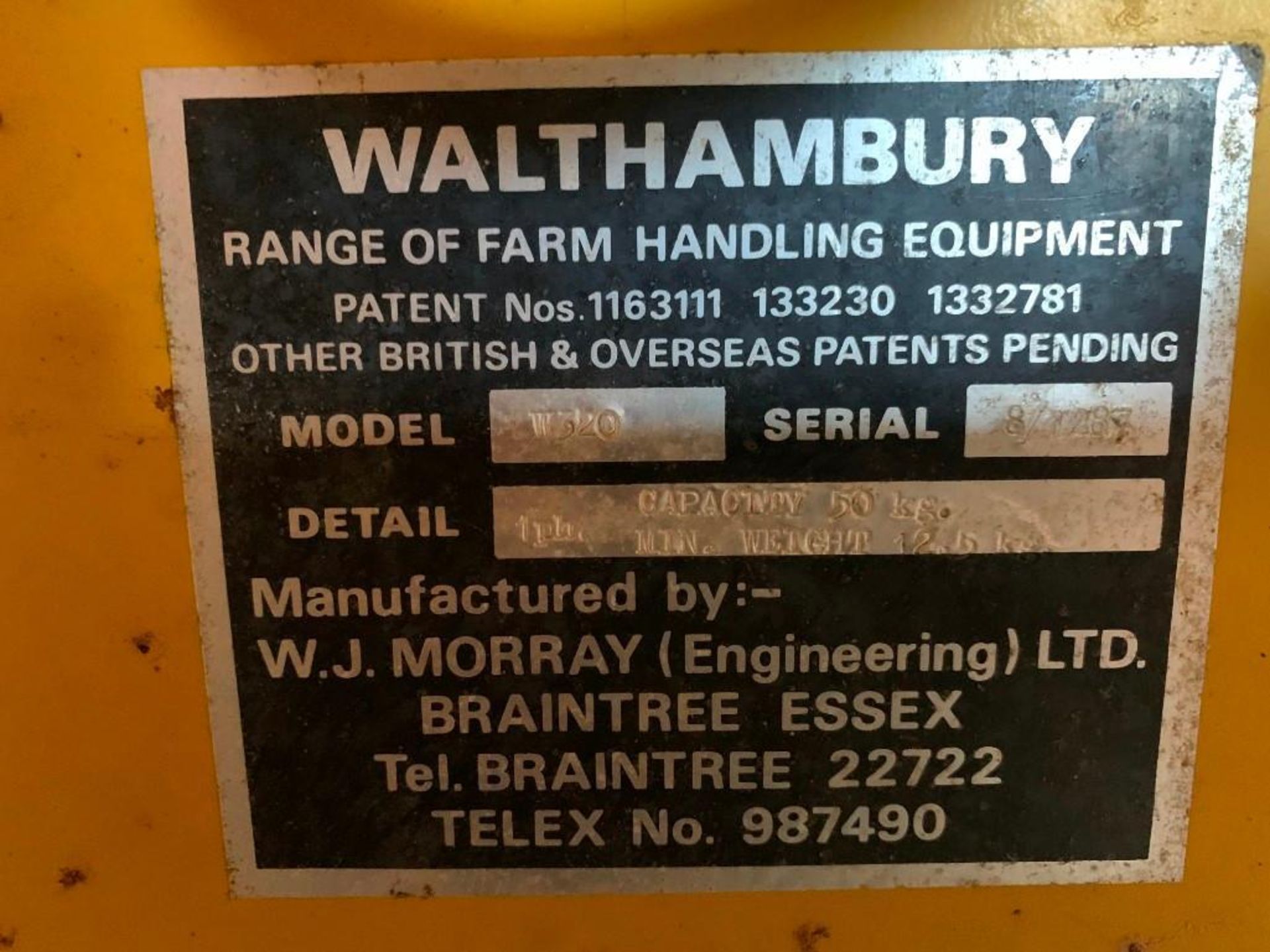 Walthamburg Bagger W320 - Image 6 of 6