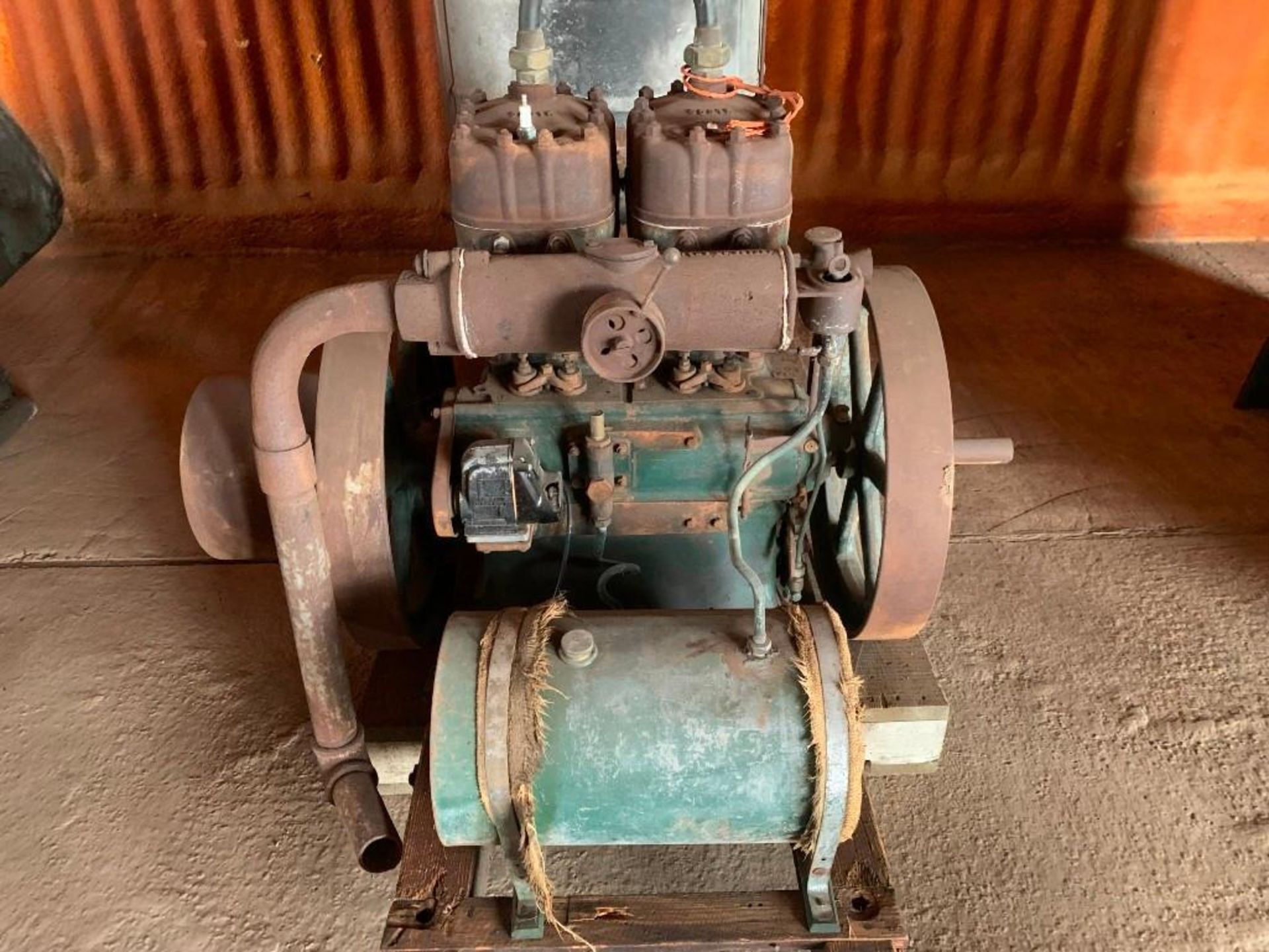 R A Lister Vintage Stationary Diesel Engine - Image 3 of 6
