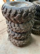 4 No. ATV/UTV Tyres & Rims