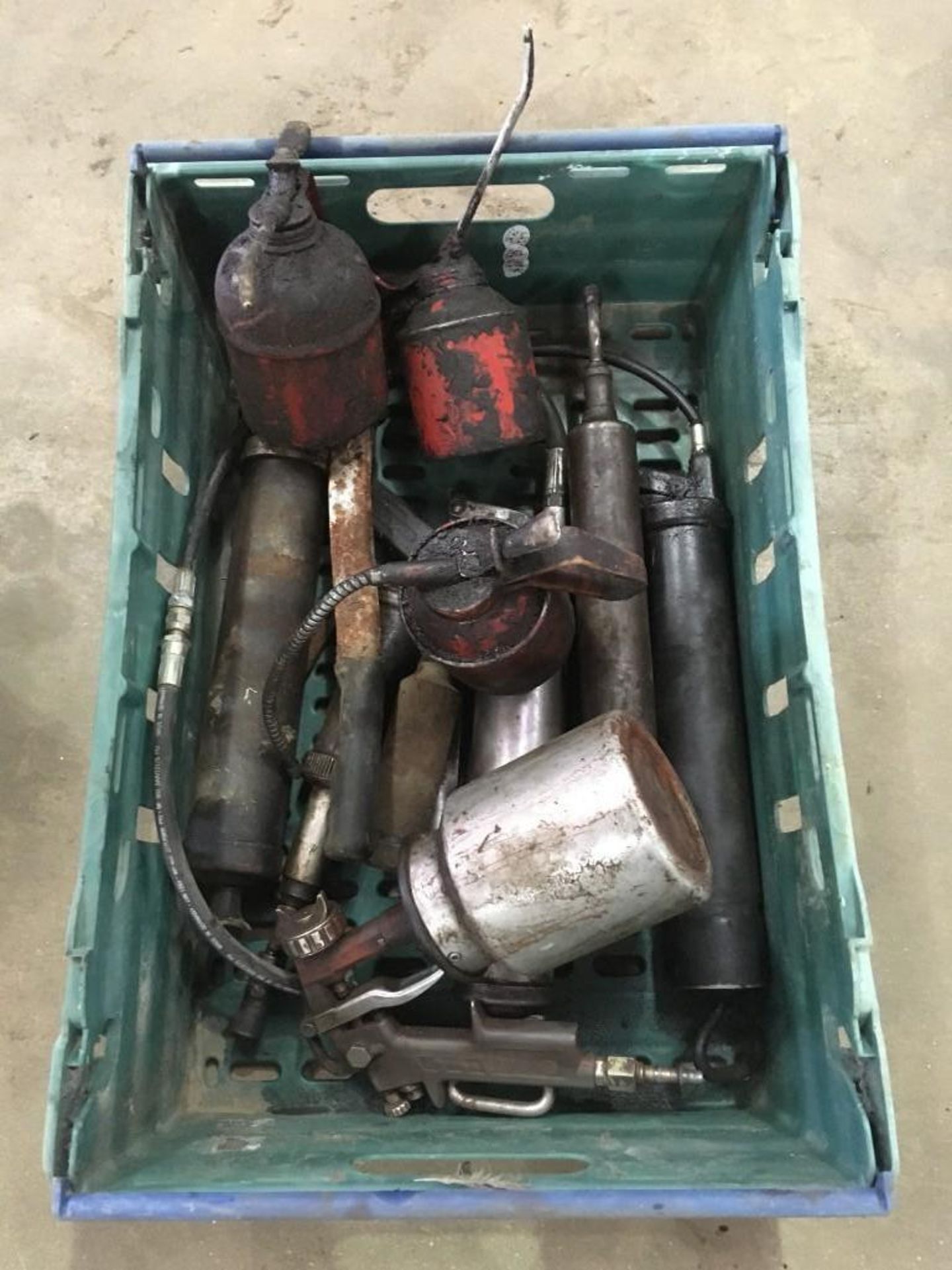 Qty. Misc. Grease Guns & Oil Cans