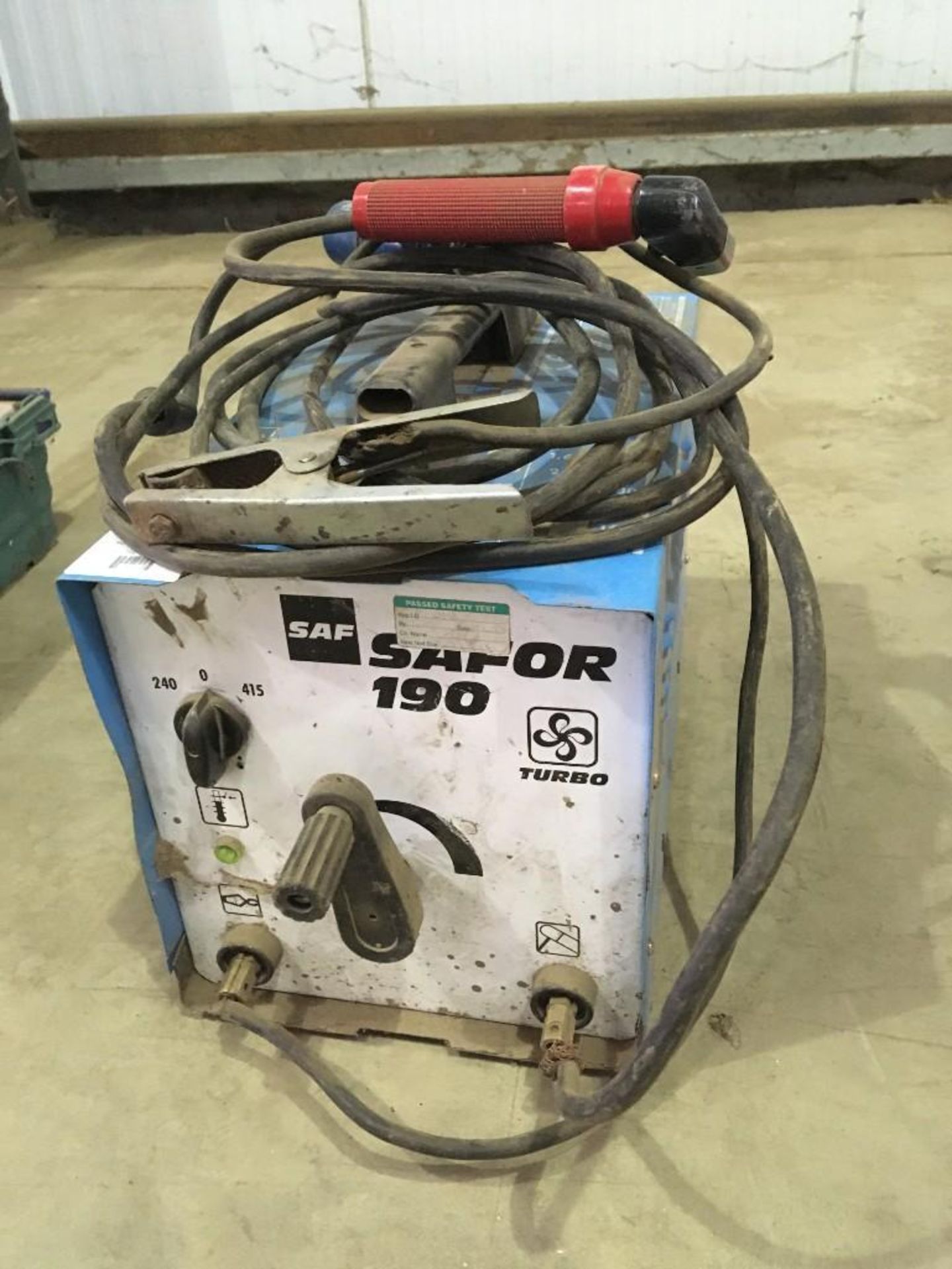 SAF Safor 190, Stick Welder, Single-Phase