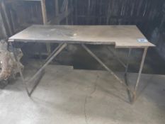 Steel work bench