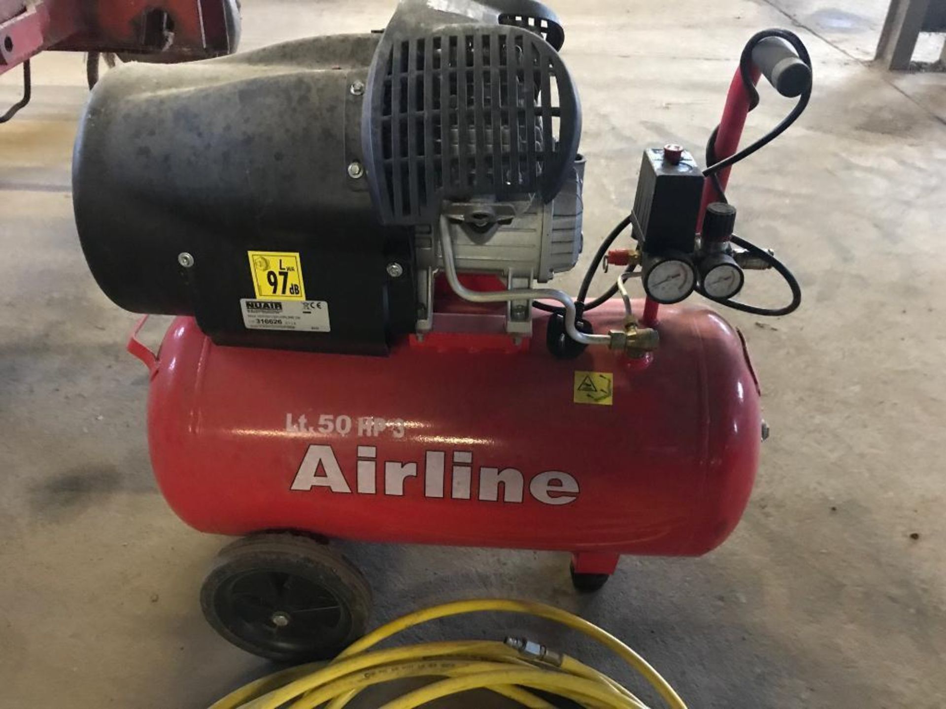 NuAir compressor LT50HP3 - Image 2 of 2