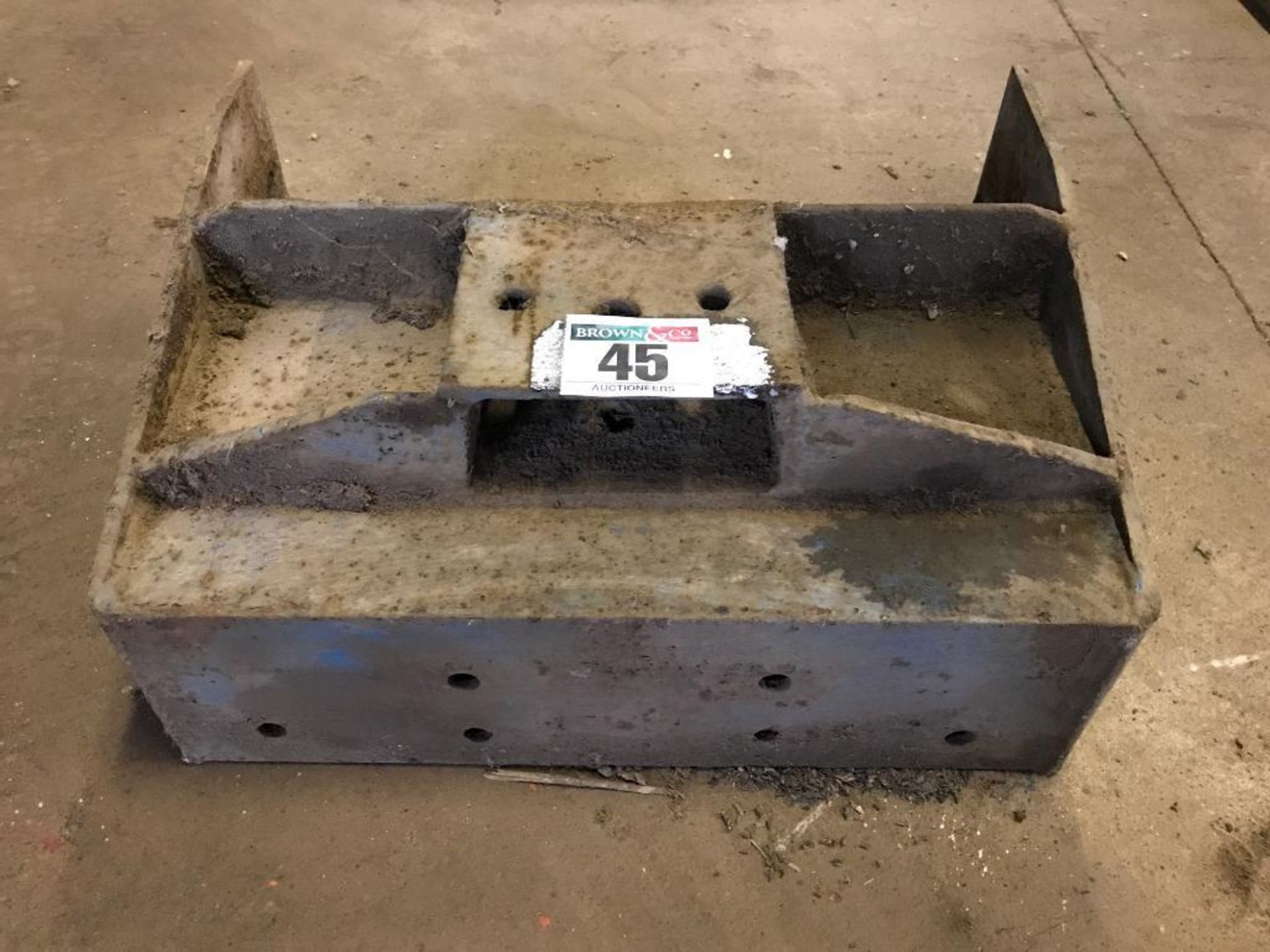 Tractor weight frame