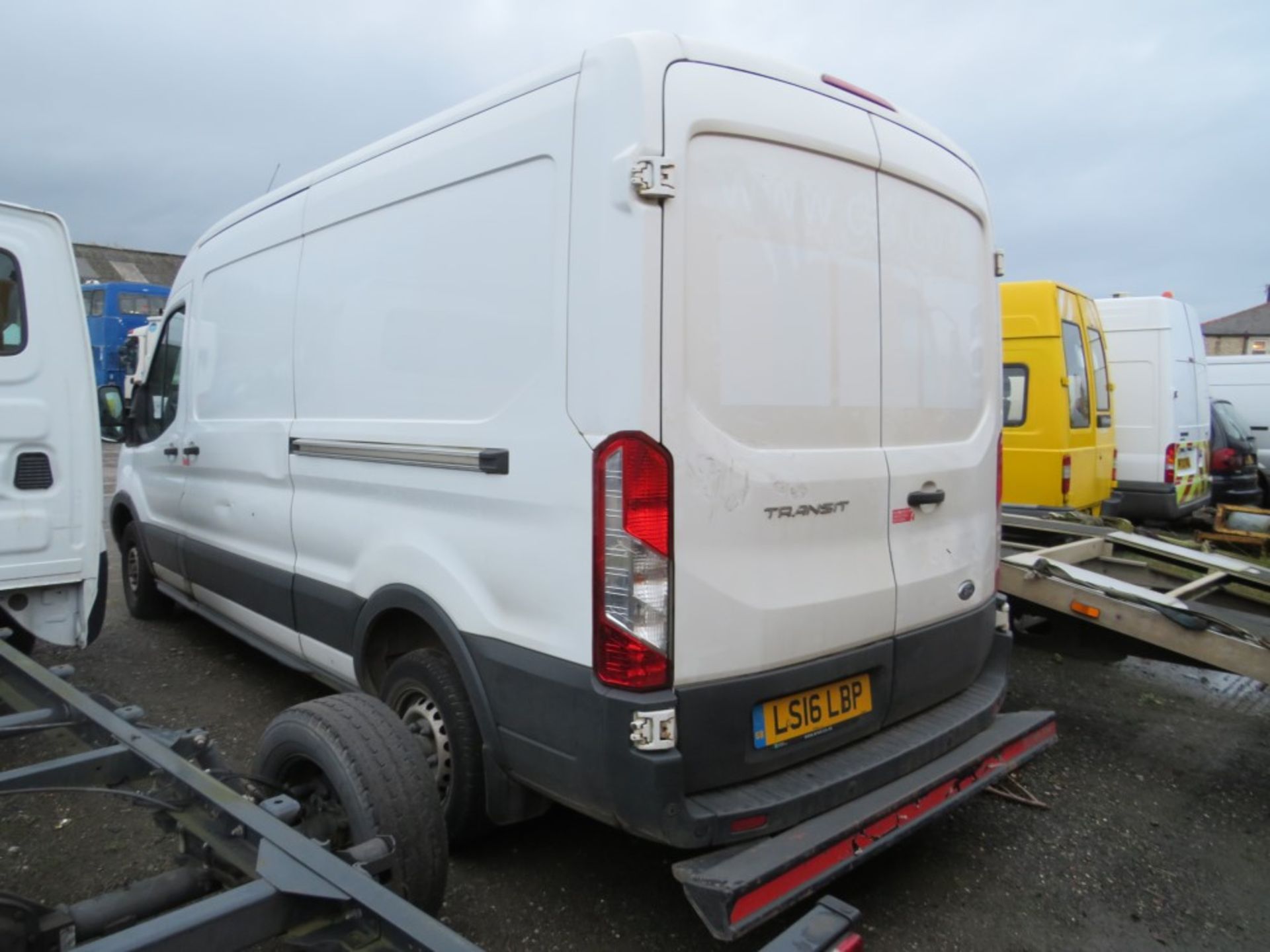 16 reg FORD TRANSIT 310 TDCI VAN (NON RUNNER) 1ST REG 07/16, TEST 06/21, 168140M WARRANTED, V5 HERE, - Image 3 of 5