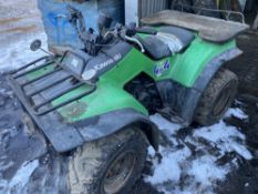 KAWASAKI QUAD KLF 300 (LOCATION BLACKBUN (RING FOR COLLECTION DETAILS) (KEYS UNKNOWN) [+ VAT]