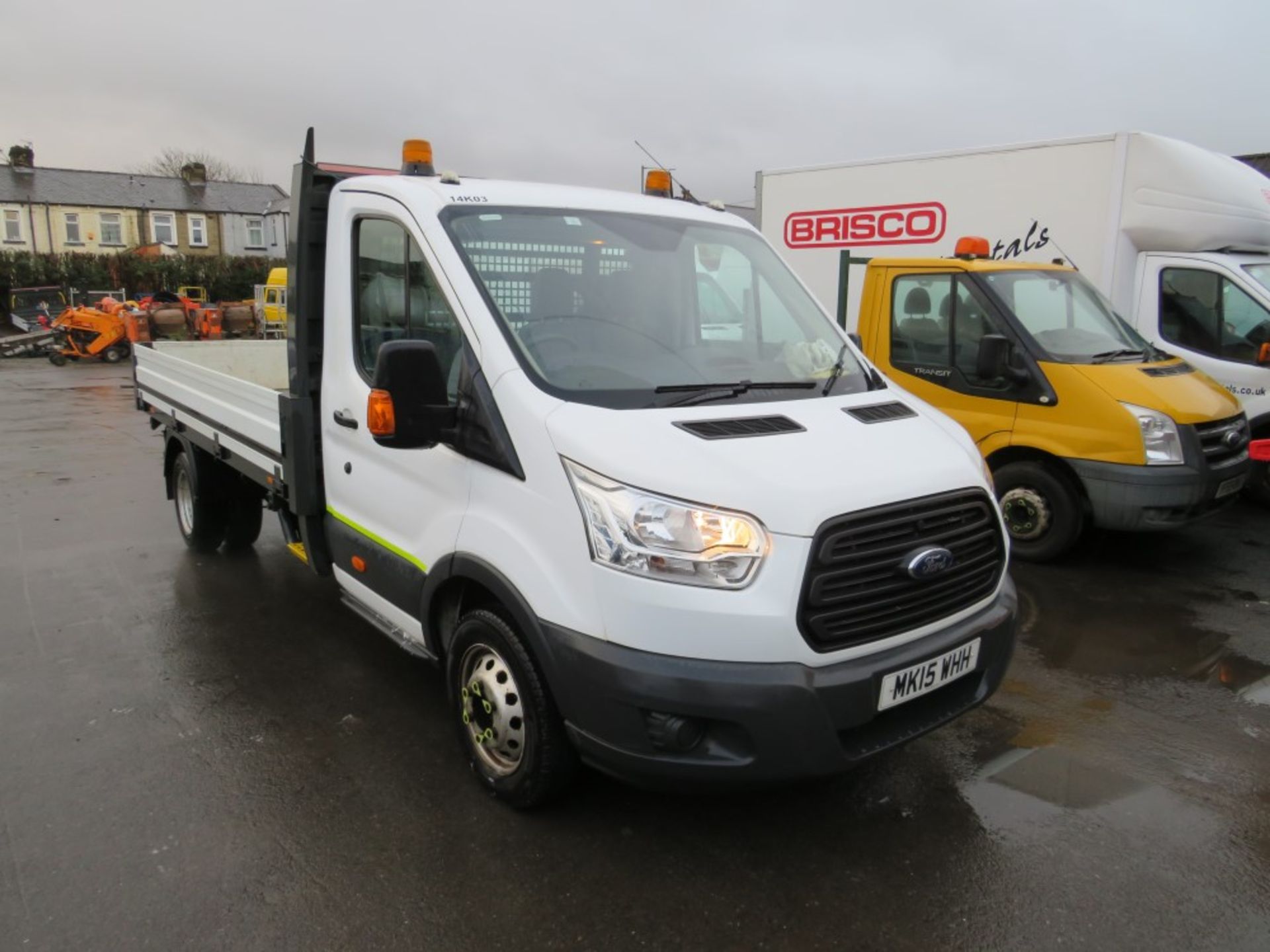 15 reg FORD TRANSIT 350 DIESEL DROPSIDE (DIRECT ELECTRICITY NW) 1ST REG 05/15, TEST 05/21, 75410M,