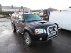 05 reg NISSAN NAVARA OUTLAW PICKUP, 1ST REG 03/05, 150748M WARRANTED, V5 HERE, 7 FORMER KEEPERS [