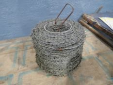 ROLL OF BARBED WIRE [NO VAT]