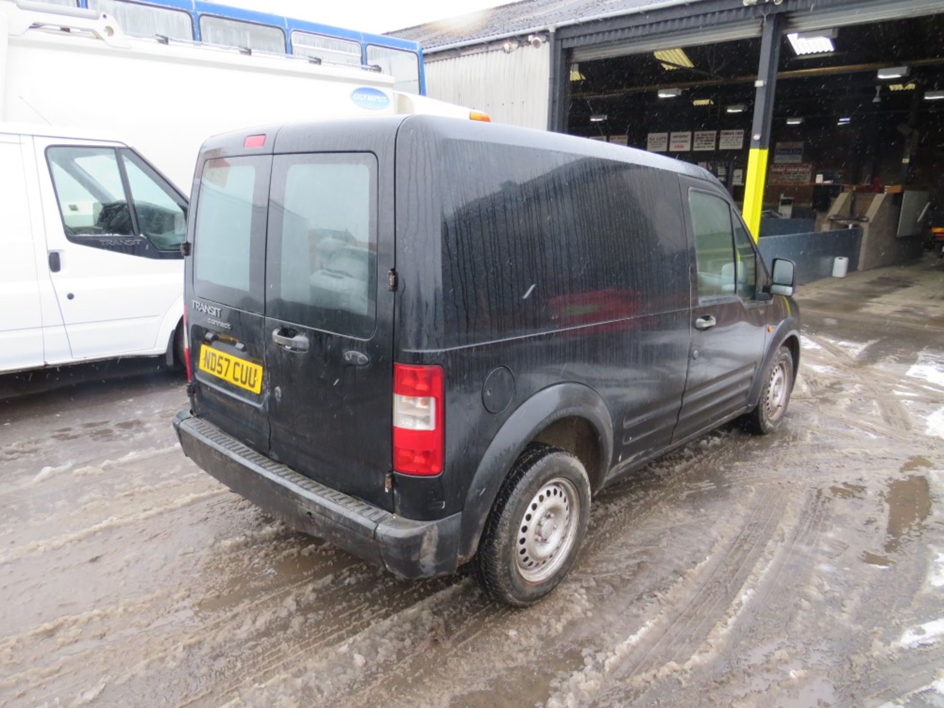 57 reg FORD TRANSIT CONNECT T200 75, 1ST REG 12/07, TEST 06/21, 137996M NOT WARRANTED, V5 [+ VAT] - Image 4 of 5