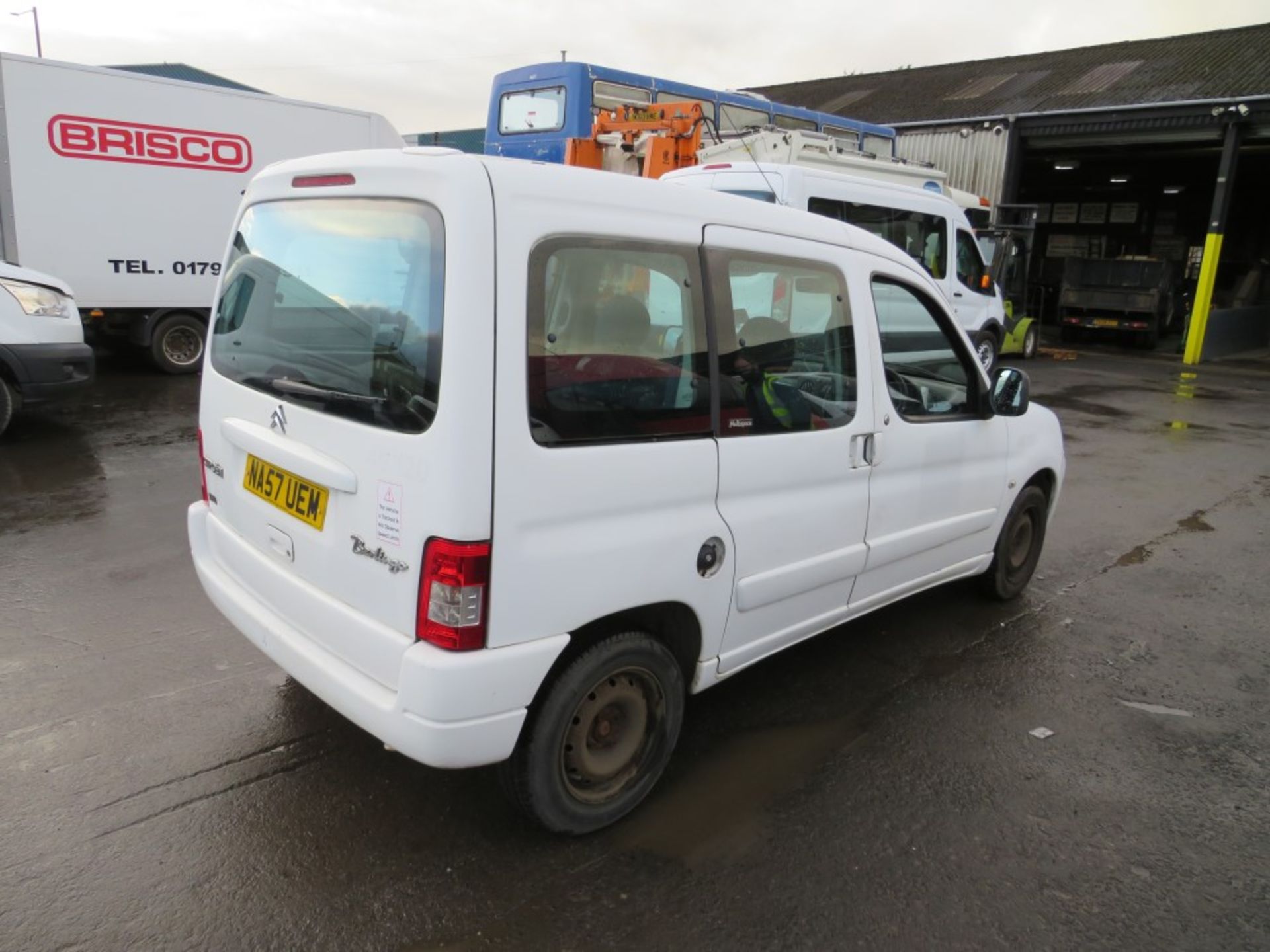 57 reg CITROEN BERLINGO M-S FORTE 75 (DIRECT COUNCIL) 1ST REG 09/07, TEST 08/21, 53972M, V5 HERE, - Image 4 of 5