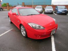 58 reg HYUNDAI COUPE SII, 1ST REG 09/08, 121378M NOT WARRANTED, V5 HERE, 4 FORMER KEEPERS [NO VAT]