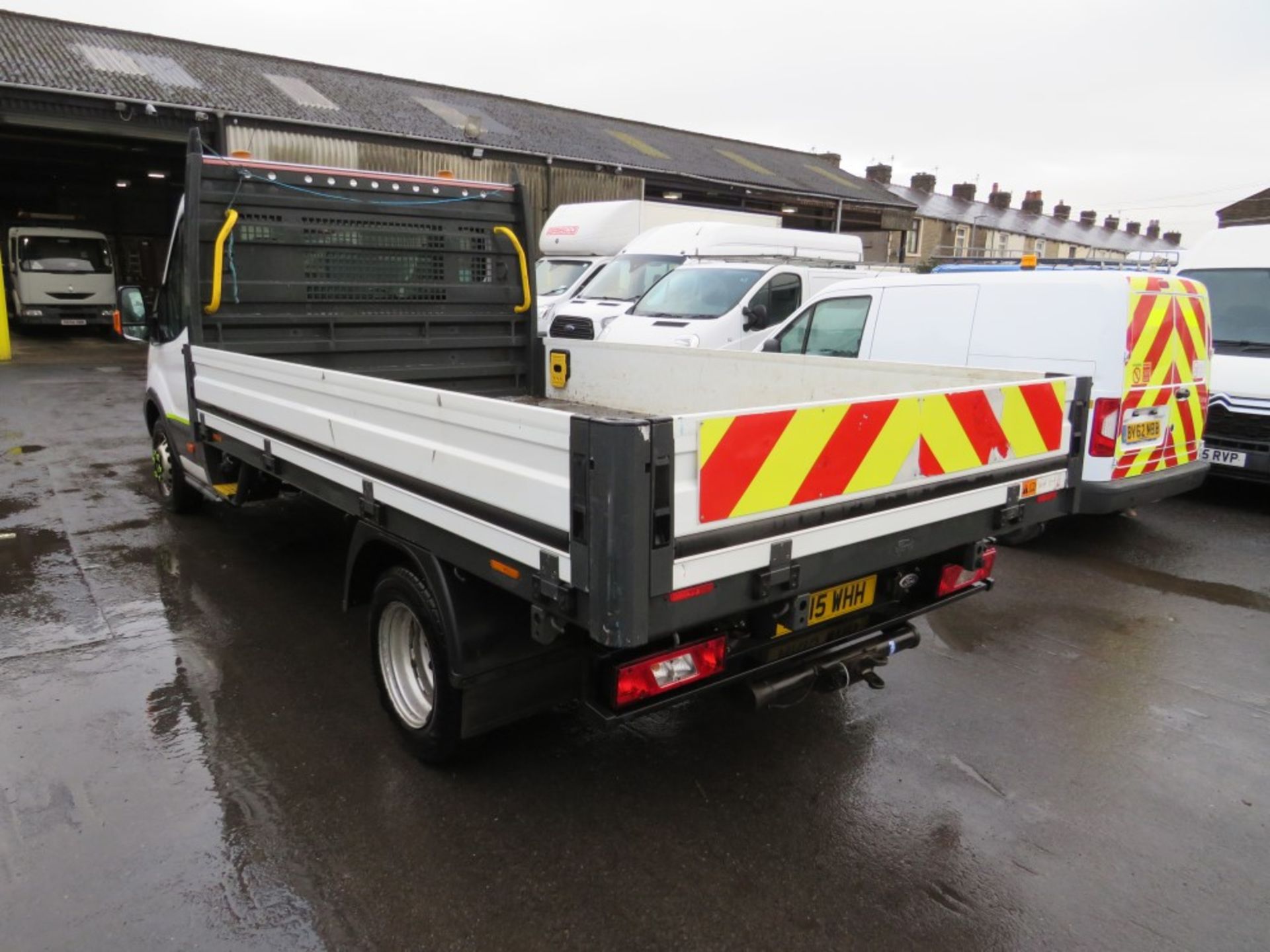 15 reg FORD TRANSIT 350 DIESEL DROPSIDE (DIRECT ELECTRICITY NW) 1ST REG 05/15, TEST 05/21, 75410M, - Image 3 of 5