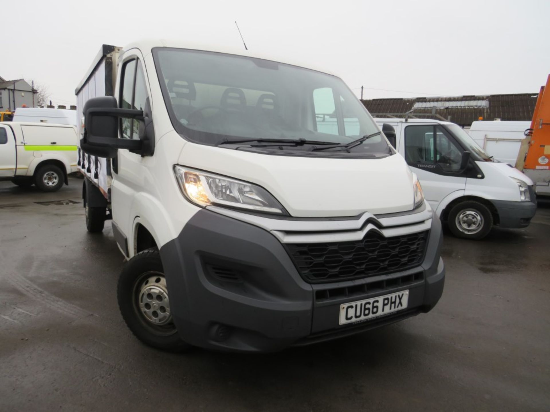 66 reg CITROEN RELAY 35 HDI CURTAIN SIDER, 1ST REG 09/16, 124495M WARRANTED, V5 HERE, 1 FORMER