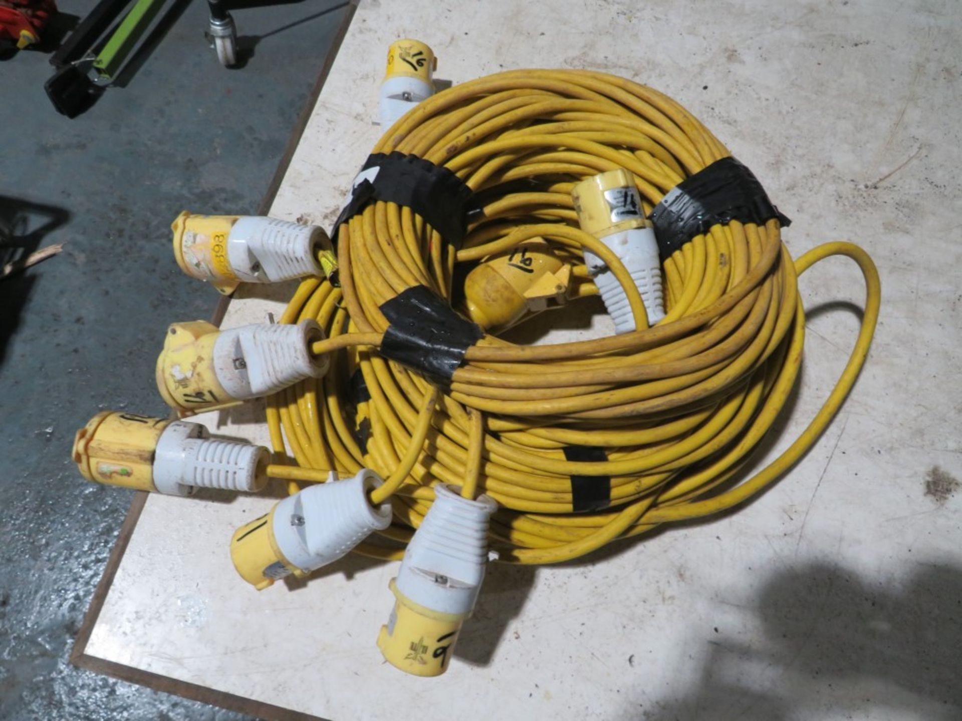 5 X 110V LEADS (DIRECT HIRE CO) [+ VAT]