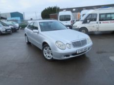 55 reg MERCEDES E320 CDI ELEGANCE AUTO, 1ST REG 09/05, TEST 01/21, 187406M NOT WARRANTED, V5 HERE, 6