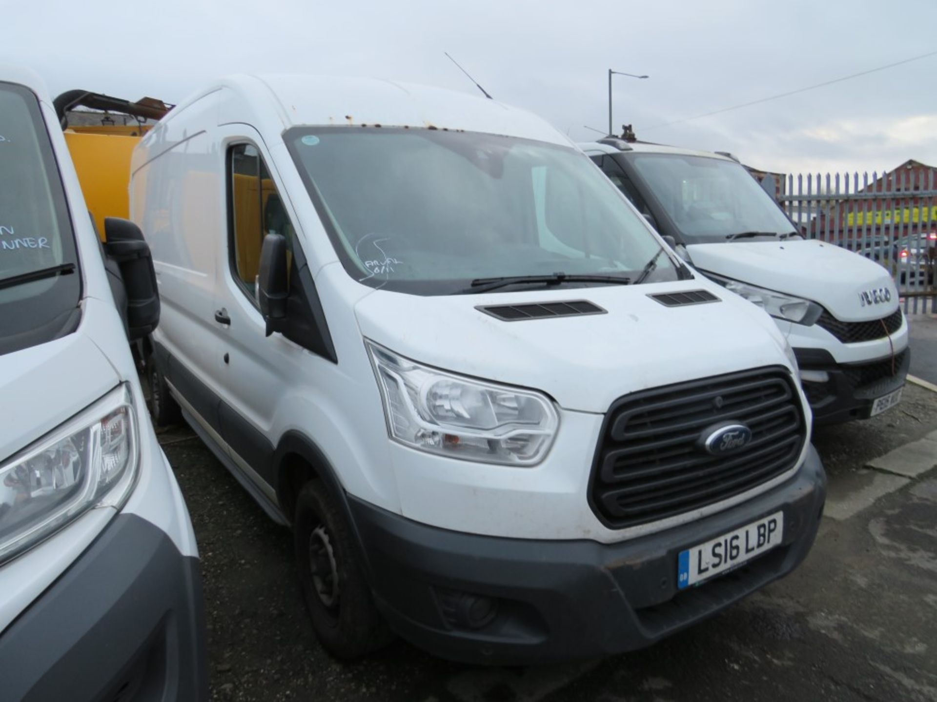 16 reg FORD TRANSIT 310 TDCI VAN (NON RUNNER) 1ST REG 07/16, TEST 06/21, 168140M WARRANTED, V5 HERE,