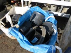 2 x TON BAGS ASSTD SIZE POLY PIPE FITTINGS & SEALS (3) [+ VAT]