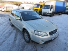 05 reg SUBARU OUTBACK ESTATE, 1ST REG 04/05, TEST 10/21, 125160M, V5 HERE, 6 FORMER KEEPERS [NO VAT]