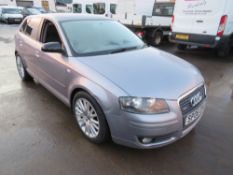 06 reg AUDI A3 SPORT TDI QUATTRO, 1ST REG 07/06, TEST 06/21, 131235M WARRANTED, V5 HERE, 7 FORMER